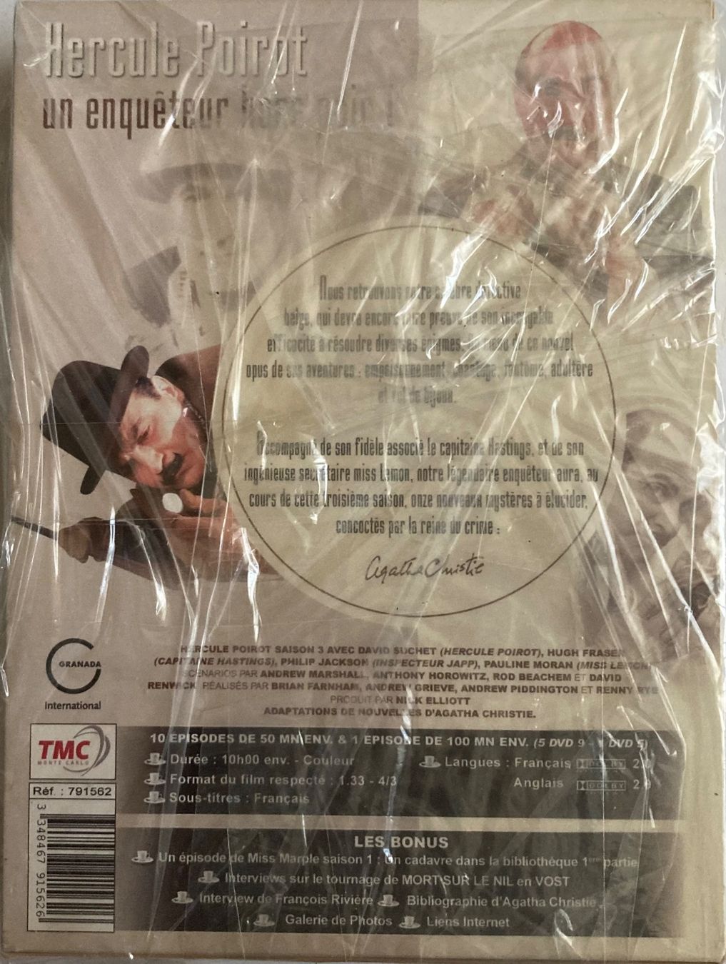 Tutti i DVDs: AGATHA CHRISTIE - HERCULE POIROT – Nuovo e nell'imballaggio originale da Poliez-Pittet venduto da Newtown-Records 1