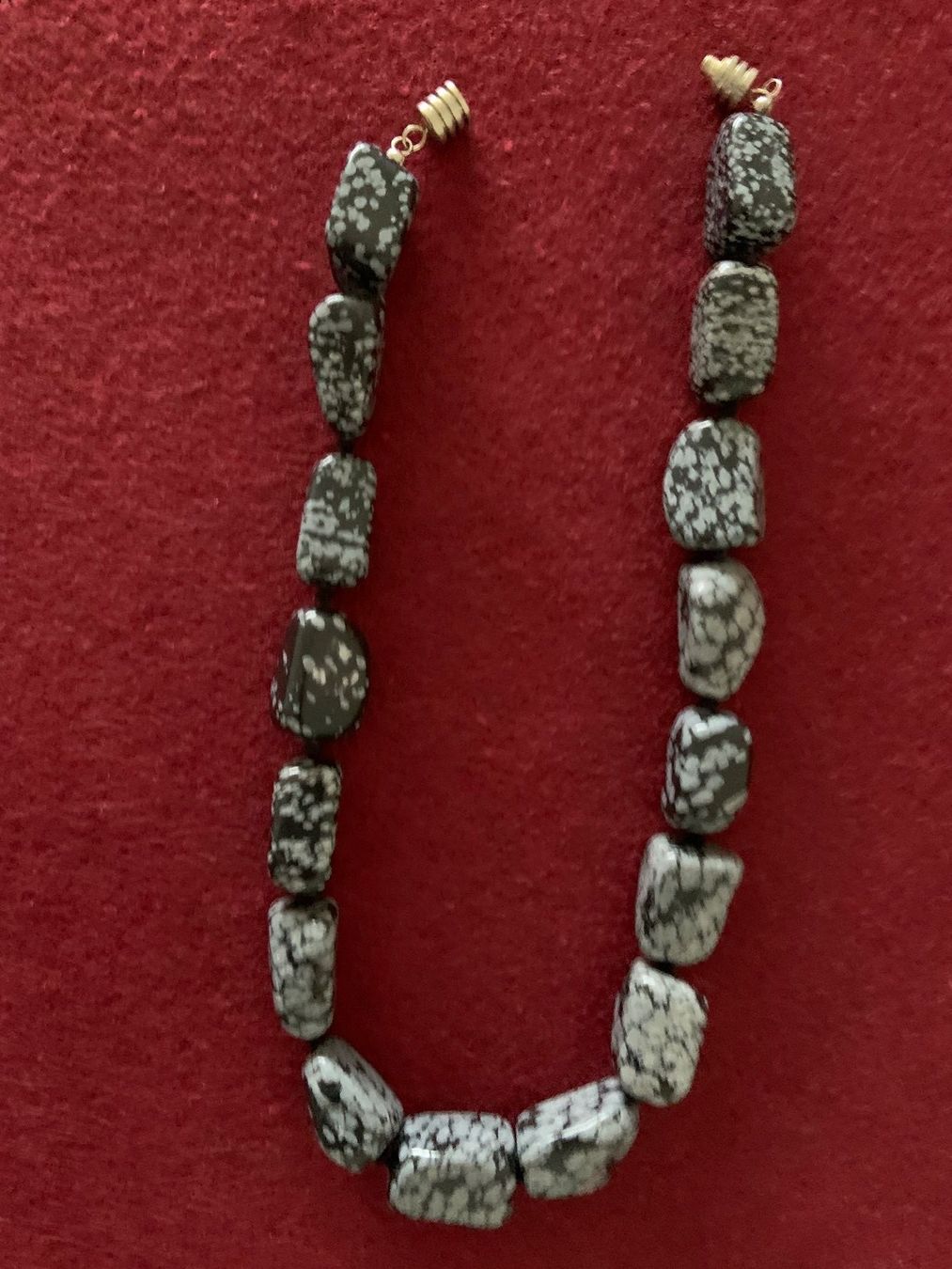 Catenine: Halskette Schneeflockenobsidian – Usato da Weggis venduto da Viva80 3