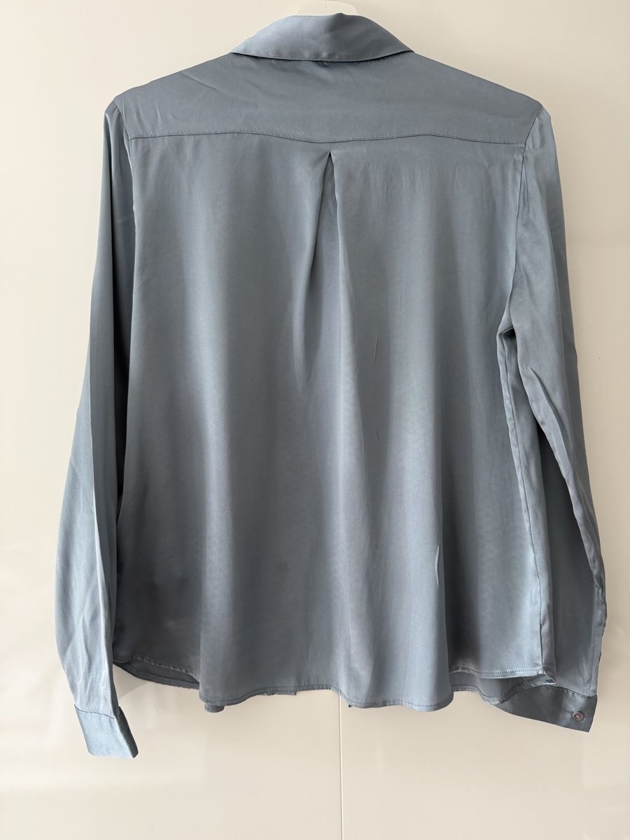 Camicette: Silk blue blouse shirt – Nuovo (secondo la descrizione) da Uster venduto da Monika_OB 4