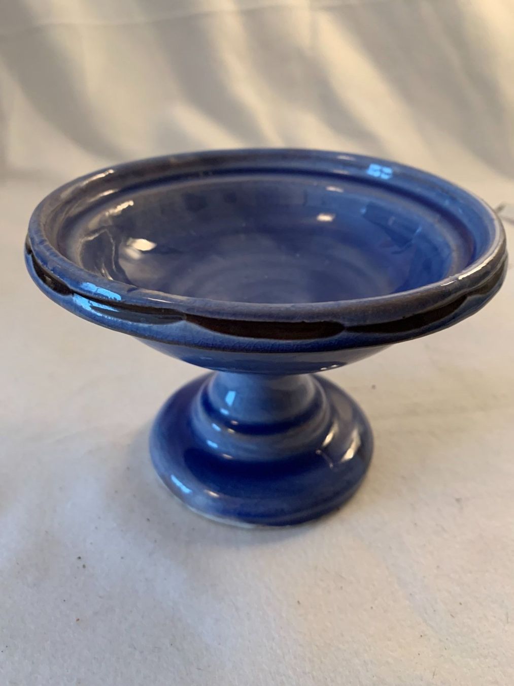 Schalen: Blaue Keramik Fruchtschale    A74 – Neu (gemäss Beschreibung) aus Schötz von amore14