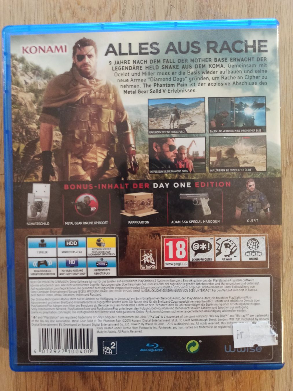 Giochi: Metal Gear Solid V - The Phantom Pain PS4 / PS5 – Usato da Oberweningen venduto da mar_87mx 1