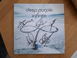 Deep Purple signierte Vinyl, Autogramme persönlich erhalten