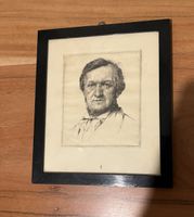 Signierte Wagner Radierung von W. Pech aus Dresden