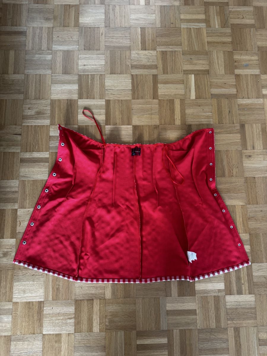 Vestiti: red white checkered mini dress – Nuovo (secondo la descrizione) da Zürich venduto da forestF4iry 2