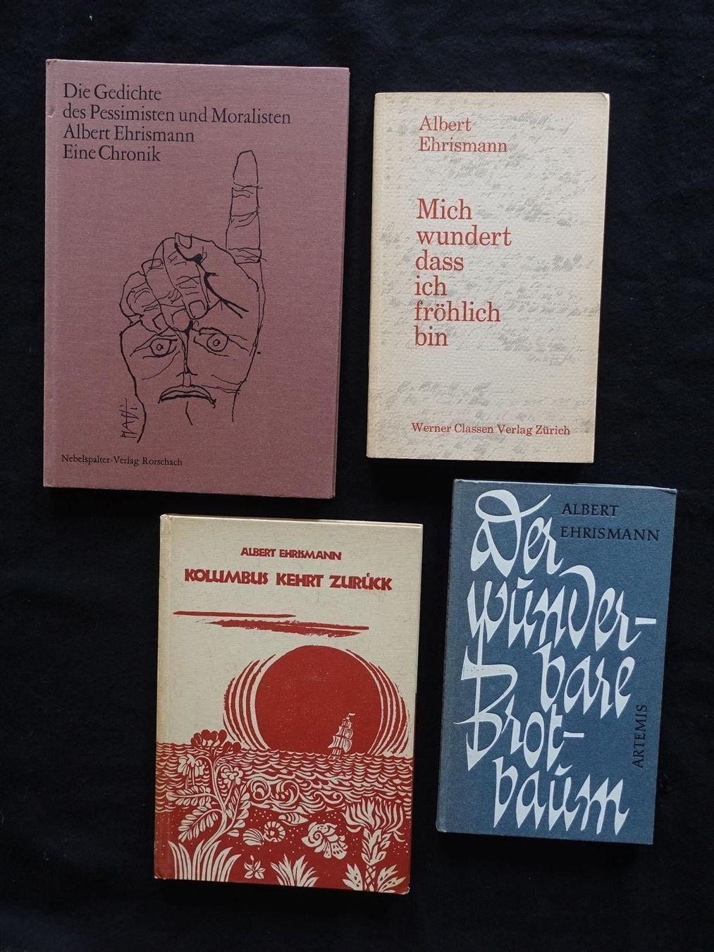 Libri: 4 x Albert Ehrismann, 1 x Piatti – Usato da Gutenswil venduto da Optico 1