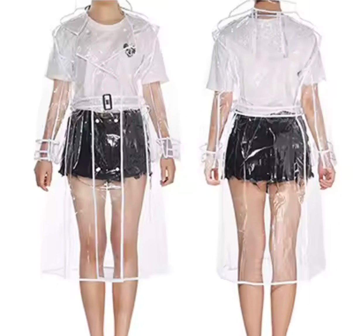 Cappotti: Trench en pvc transparent boutons pression – Usato da giffers venduto da sev_c9x9