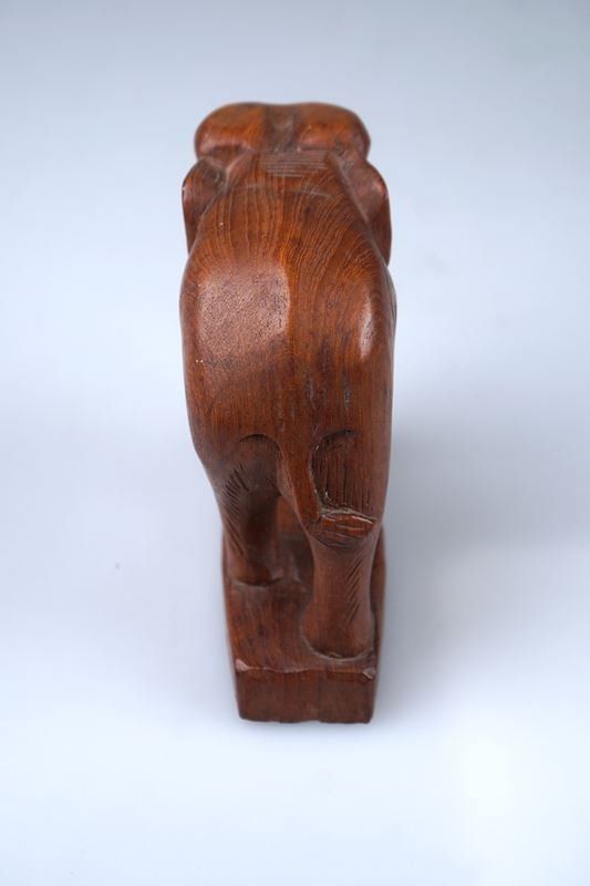 Figuren: Handgeschnitzte Elefantenfigur aus Holz – Gebraucht aus Rüti ZH von Restwert_Rueti_ZH 3