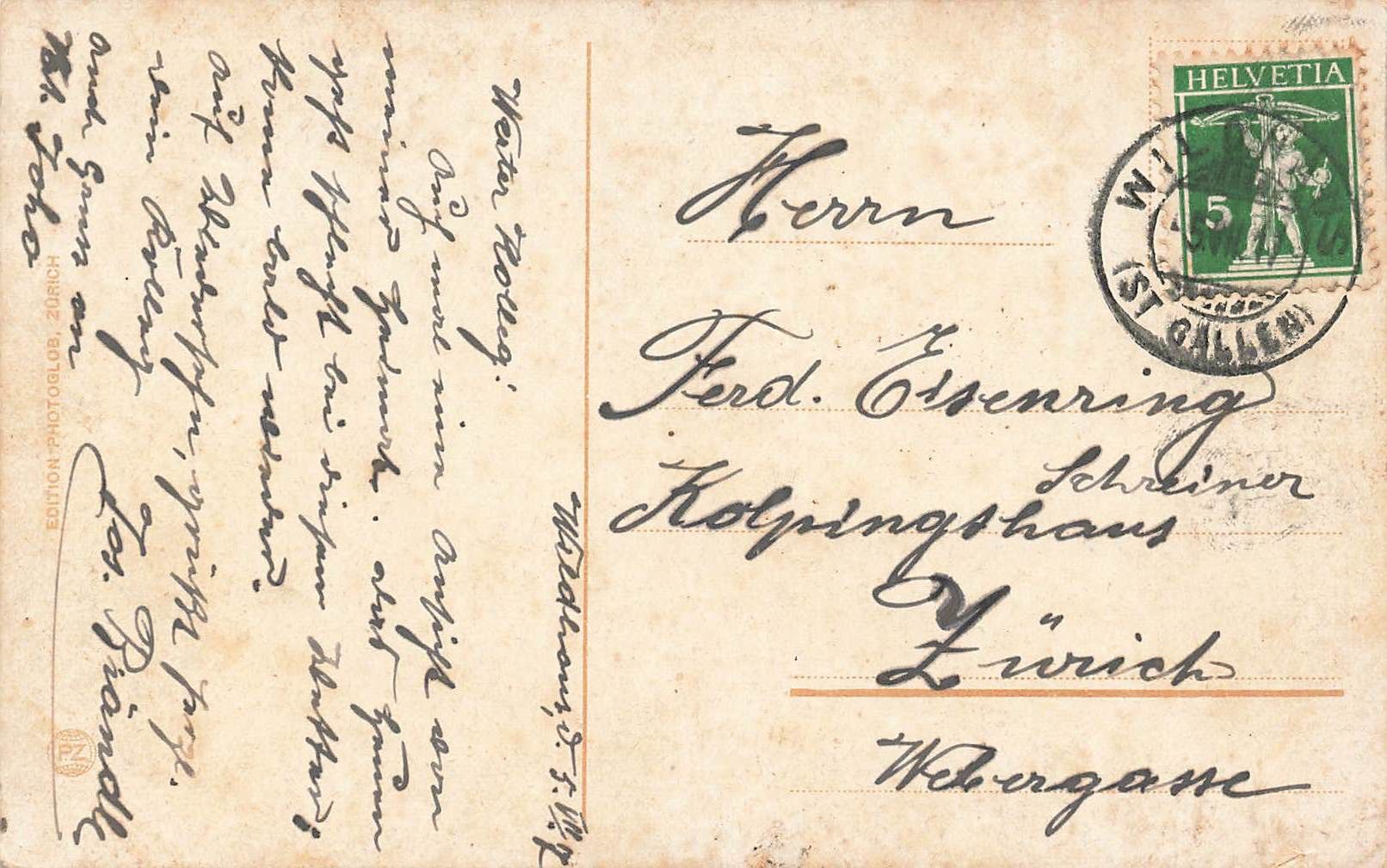 Cartoline postali: Toggenburg wildhaus mit den churfirsten – Usato da Biasca venduto da Blenio71 1