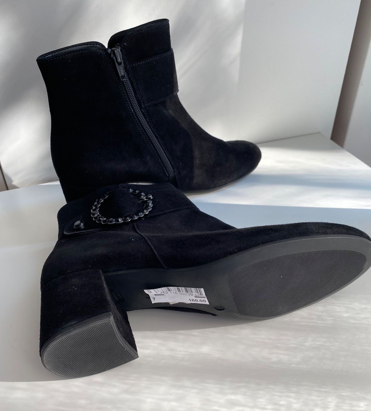 Gabor Scarpe da donna: GABOR STIEFELETTE Wildleder Damen, 40.5 – Nuovo e nell'imballaggio originale da Luzern venduto da falena01 6