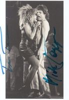 Mick Jagger + Tina Turner (1939-2023) - orig. sign. AK