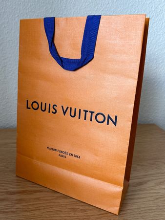 Original Louis Vuitton shopping paper bag