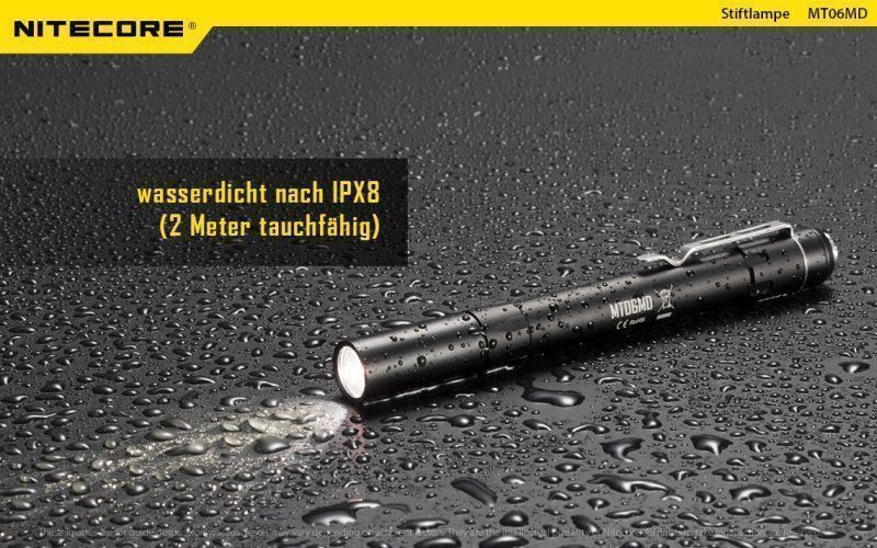 Messen: Stiftlampe NiteCore für med. Diagnostik – Neu und originalverpackt aus Grüningen von Prolumin 8