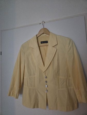 Gerry Weber Sommer Sakko Gr. 38/40 Hellgelb im Top Zustand!