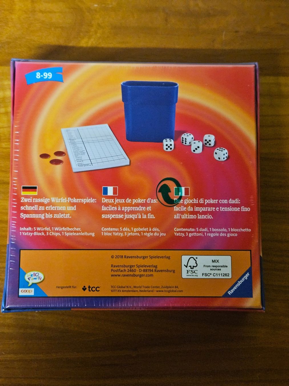 Giochi: Yatzi & Chicago Spiel – Nuovo e nell'imballaggio originale da Oberdorf BL venduto da BaldenEagle 1
