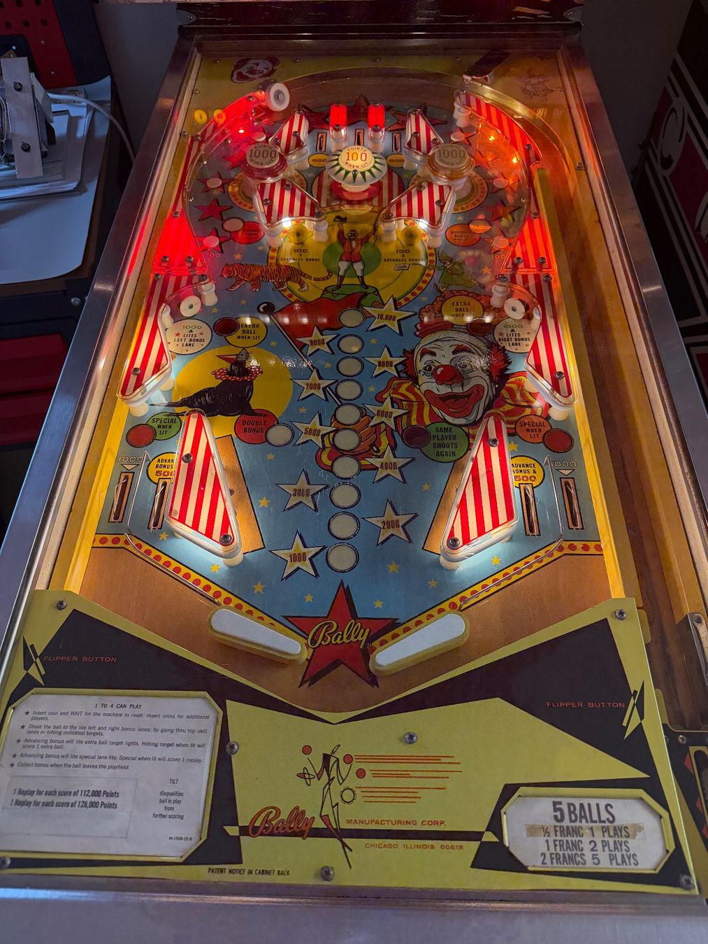Flipper: Circus EM – Usato da Oberwil BL venduto da jones-oli 9
