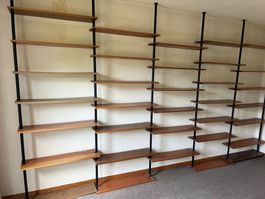 Bücher / Stangen Regal 70 er Jahre