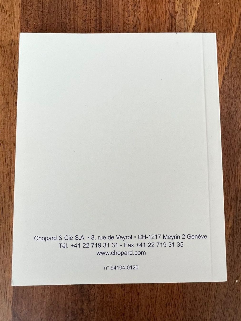 Chopard Orologi: 2 Chopard watch booklets – Usato da Morges venduto da thetimebureau 5
