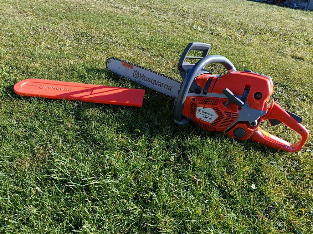 SECURA Sägeketten-Set 4 Ketten + Schwert (45cm) Für Husqvarna 560 XPG – Teilung 0.325", 72TG, 1,5mm