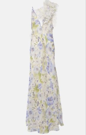 Zimmermann Kleid floral Grösse 2 Seidenmix neuwertig