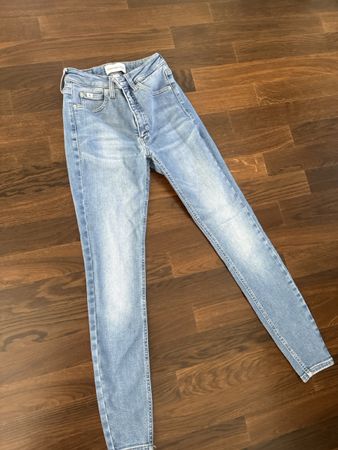 Calvin Klein Jeans Damen High Waist Skinny Grösse W26