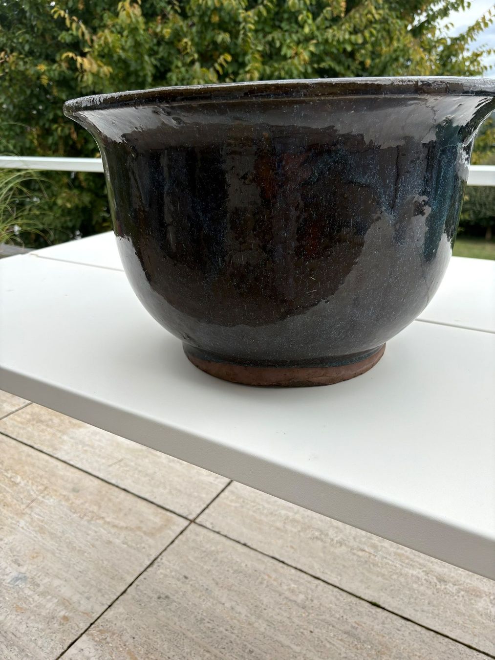 Vasi per fiori: Terracotta Topf glaciert – Nuovo (secondo la descrizione) da Bergdietikon venduto da playahermosa 1