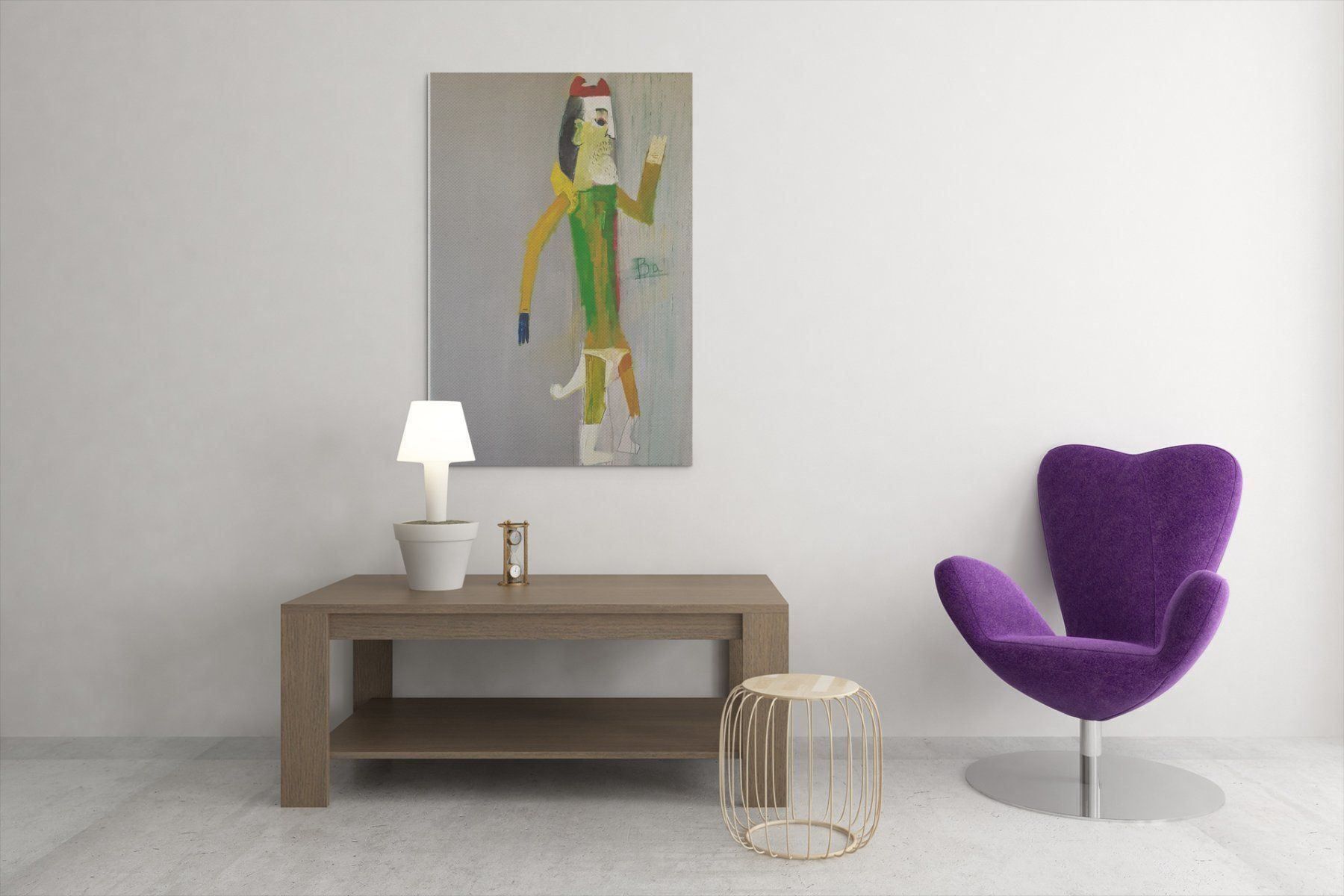 Gemälde: The King - Acrylgemälde T. Astawa gross – Neu (gemäss Beschreibung) aus Uetliburg SG von Adrianm 1
