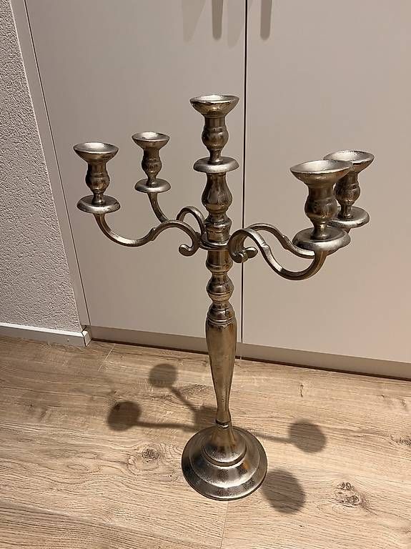Portacandele: Kerzenständer (versilbert) – Usato da Dübendorf venduto da giuseppe3101