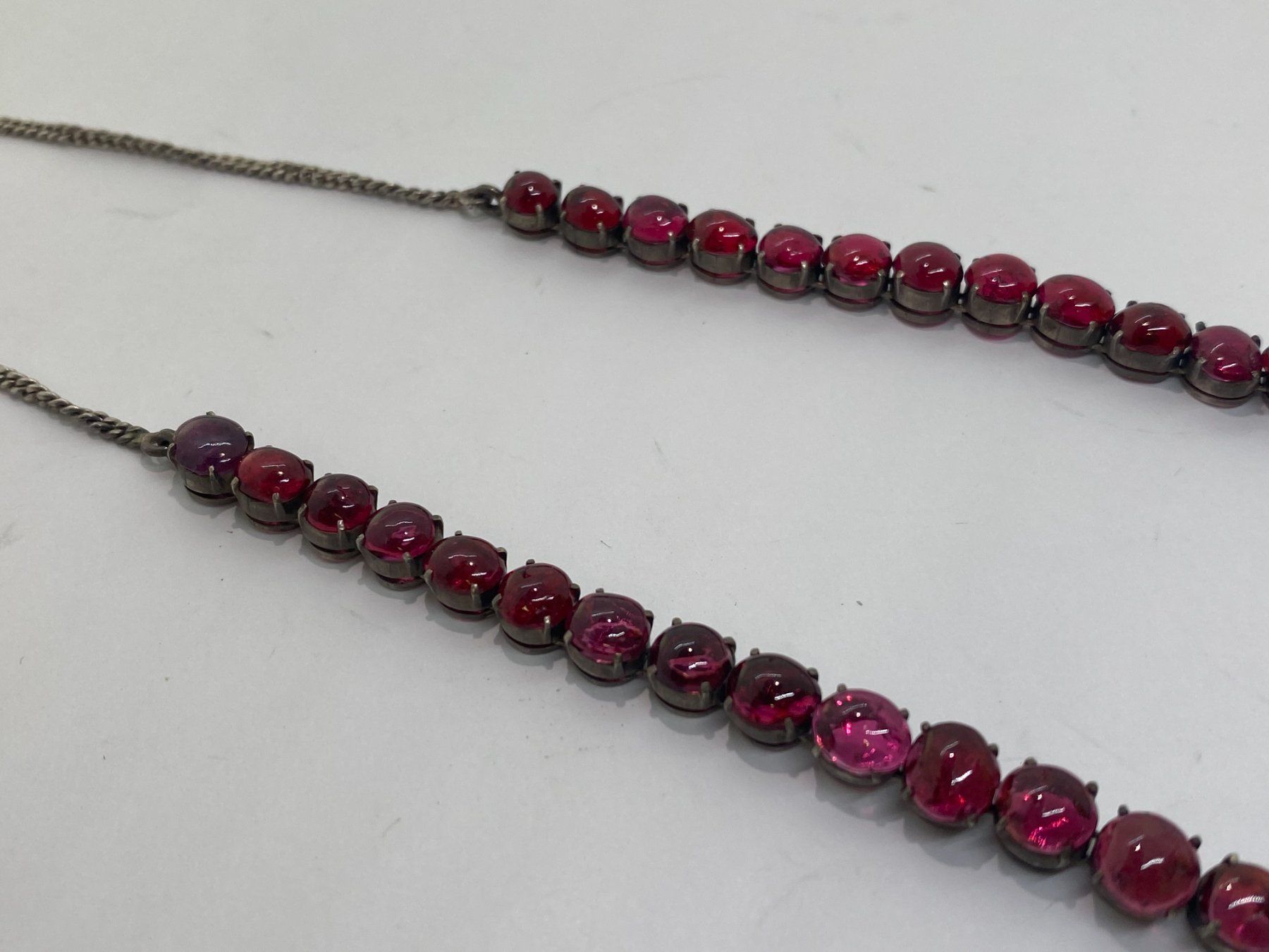 Colliers: Collier mit roten Spinelle 43cm Silber /i423 – D'occasion à Bern par JMsoehne1987 3