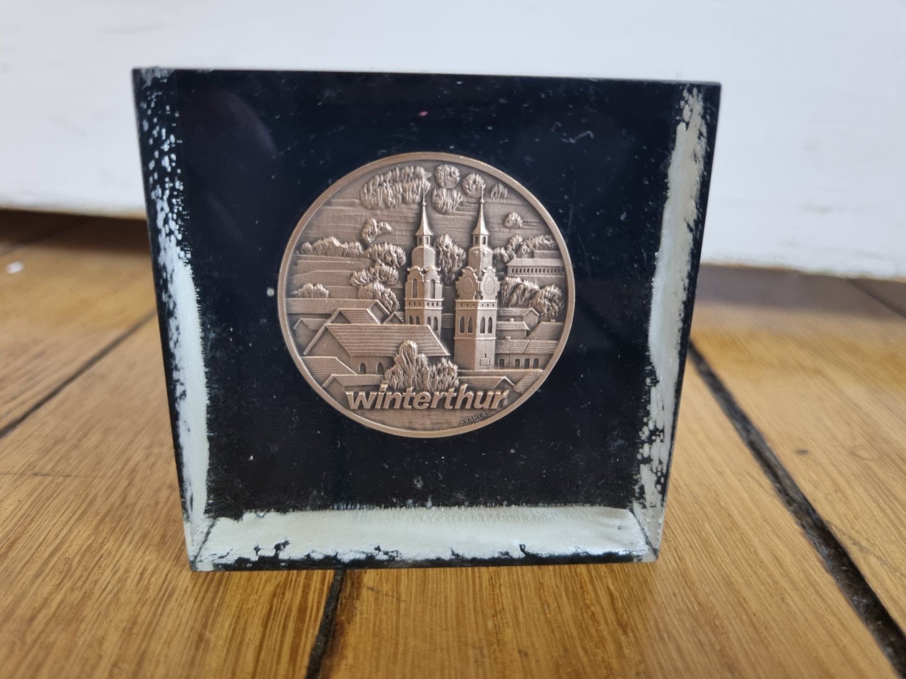 Medaillen: Winterthur Kramer  Briefbeschwerer Vintage Medaille – Gebraucht aus Schaffhausen von Leveron13 2