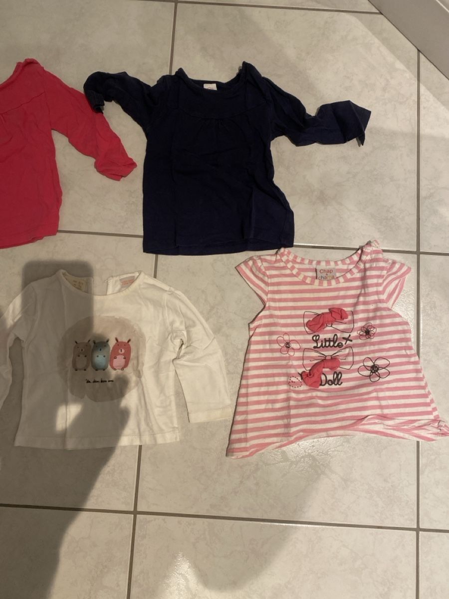 Kleiderpakete & -sets: 5 Shirts Langarm Kurzarm Gr. 74Mädchen süss – Gebraucht aus Haag (Rheintal) von 2026Top 2