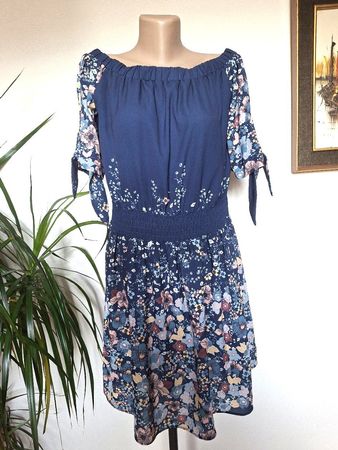 Robe à manche courte -MORGAN- Imprimé floral– Taille 40
