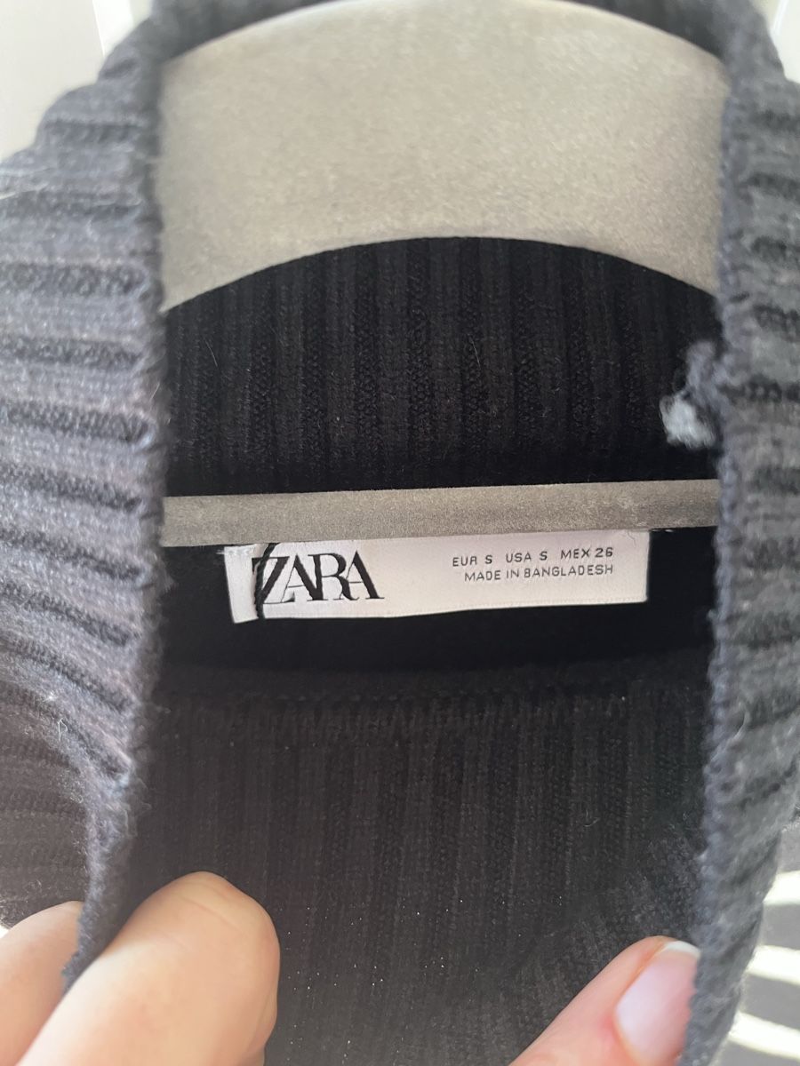 Zara Maglioni & Felpe: Zara Strickpullover, Rollkragen, Schwarz/Weiss, Gr. S – Nuovo (secondo la descrizione) da Sevelen venduto da sarah_selina 1