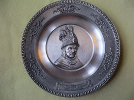 Zinn Teller "MS Brandtau 1668" Sammlerteller