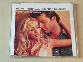 Ricky Martin  Christina Aguilera nobody wants to be lonley
