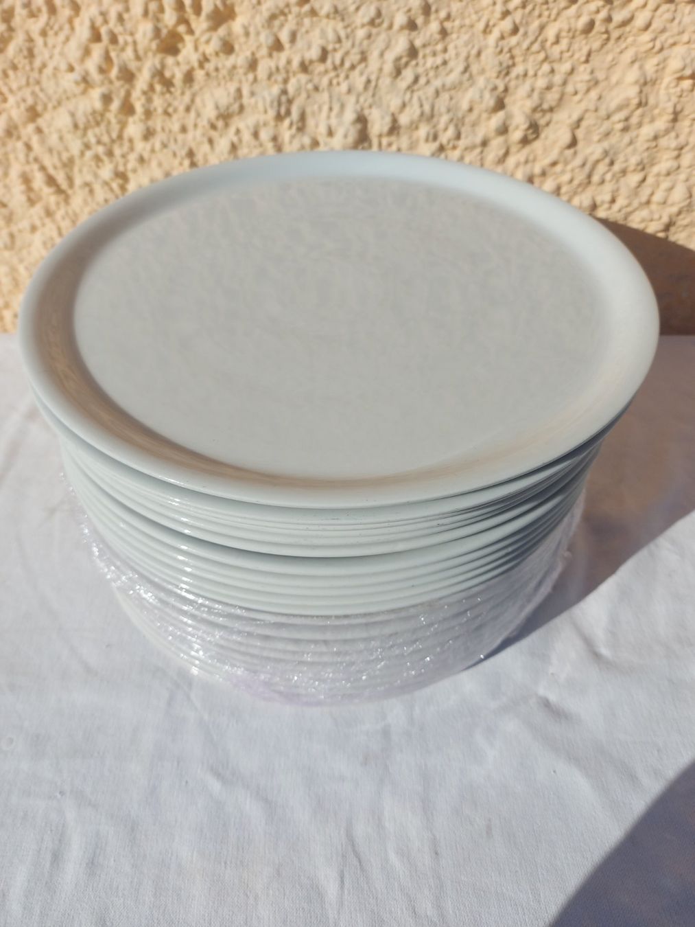 Piatti: Pizzateller ; 34cm Teller, Essteller,  21 Stk, Weiss – Nuovo e nell'imballaggio originale da Rheinau venduto da profitronic.shop 7