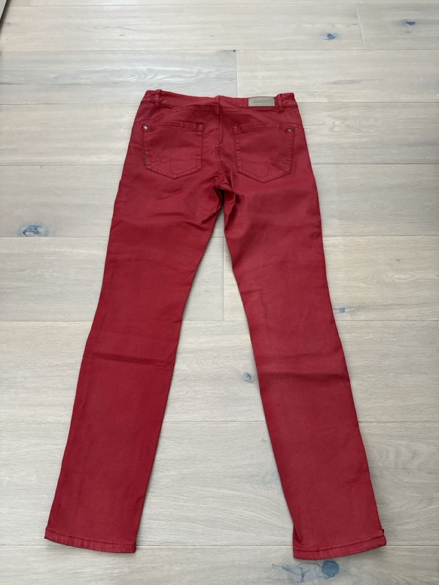 Marc Cain Pantaloni: Marc Cain Hose, Rot, Gr. N3, neu! – Nuovo (secondo la descrizione) da Wittinsburg venduto da redrose296 5
