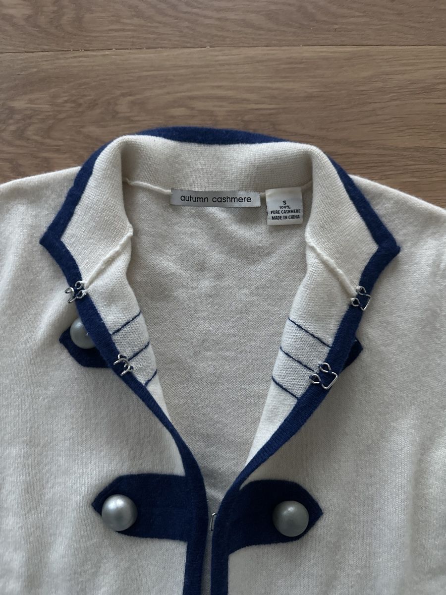 Giacche: Autumn Cashmere Ivory & Navy Jacket - Size S – Nuovo e nell'imballaggio originale da Binningen venduto da can_s2yh 2
