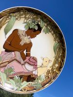 VILLEROY &BOCH: UNICEF SAMMLERTELLER NR.3 AFRIKA KINDER 1979