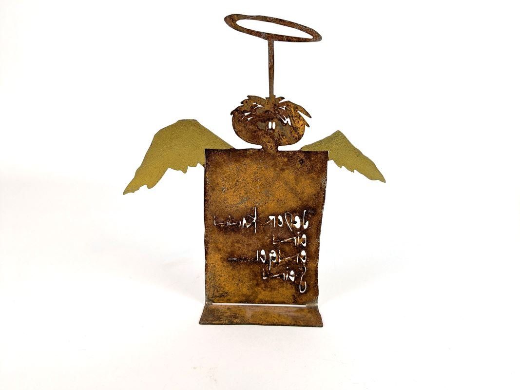 Tutte le decorazioni: Deko Engel-Figur aus Metall – Nuovo (secondo la descrizione) da Thun venduto da Restwert_Thun 3