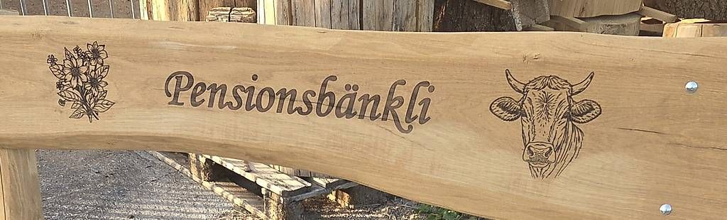 Panchine: Holzbank Rundholzbank – Nuovo e nell'imballaggio originale da Mettendorf TG venduto da 892421 3