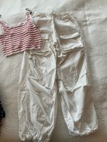 H&m Set Fallschirm Hose mit Rippstrick gr. 158/164