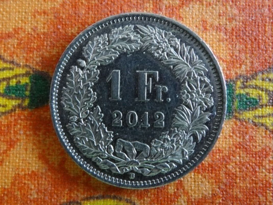 Alle Münzen: 1 Fr. 2012 – Gebraucht aus Romanel-sur-Lausanne von Swift13