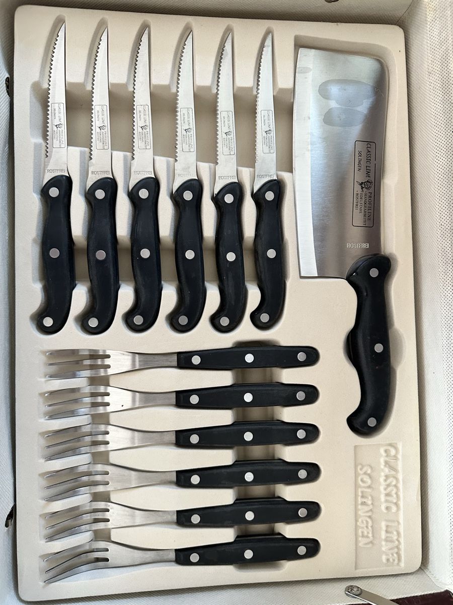 Solingen Set di posate: Besteck-Set Classic Line Solingen, 19-teilig, neu – Nuovo (secondo la descrizione) da Utzenstorf venduto da Vegas1177