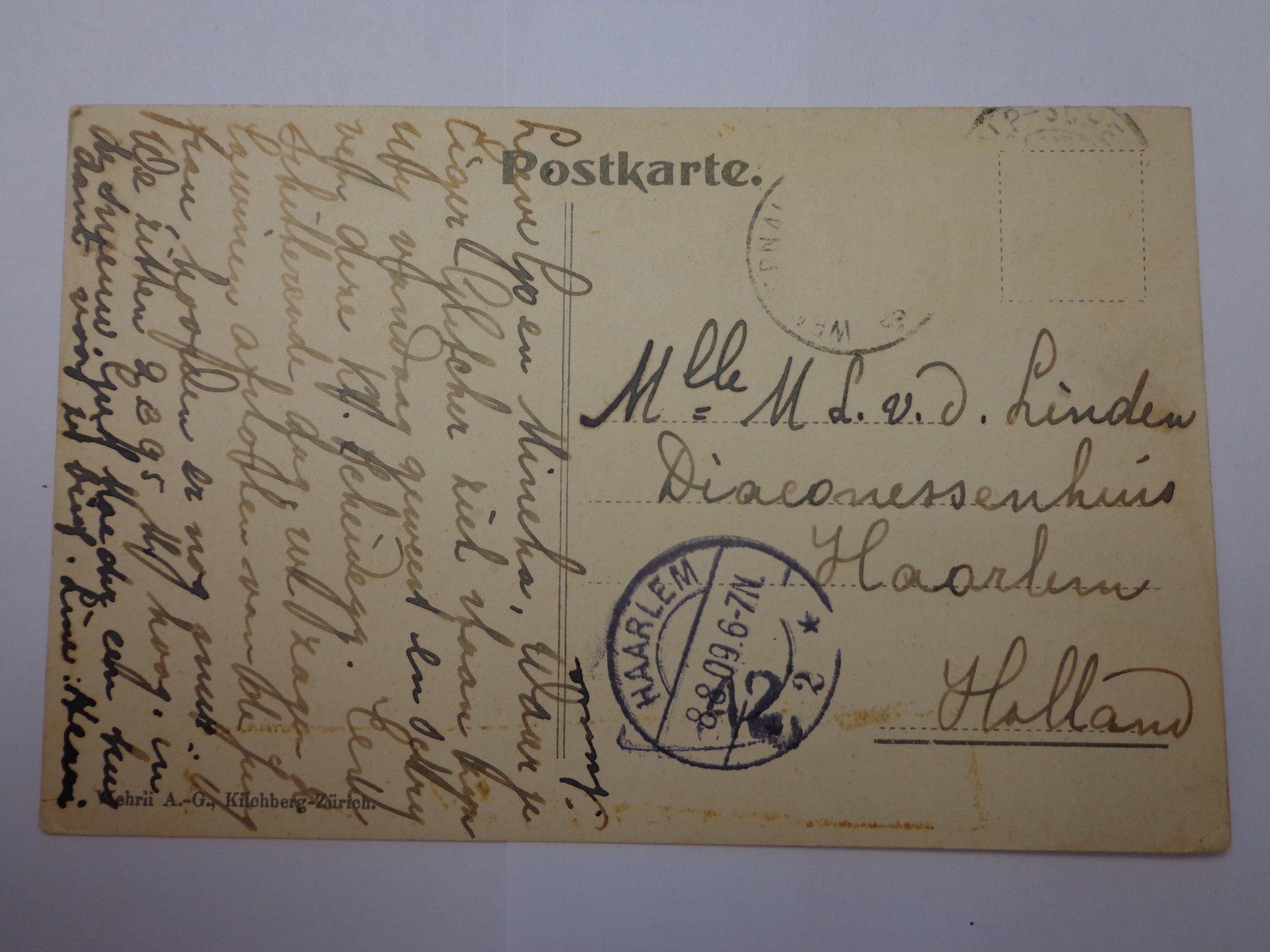 Cartoline postali: Antike Postkarten Ansichtskarten Schweiz Berner Oberland – Usato da Andeer venduto da Baerenburger 1