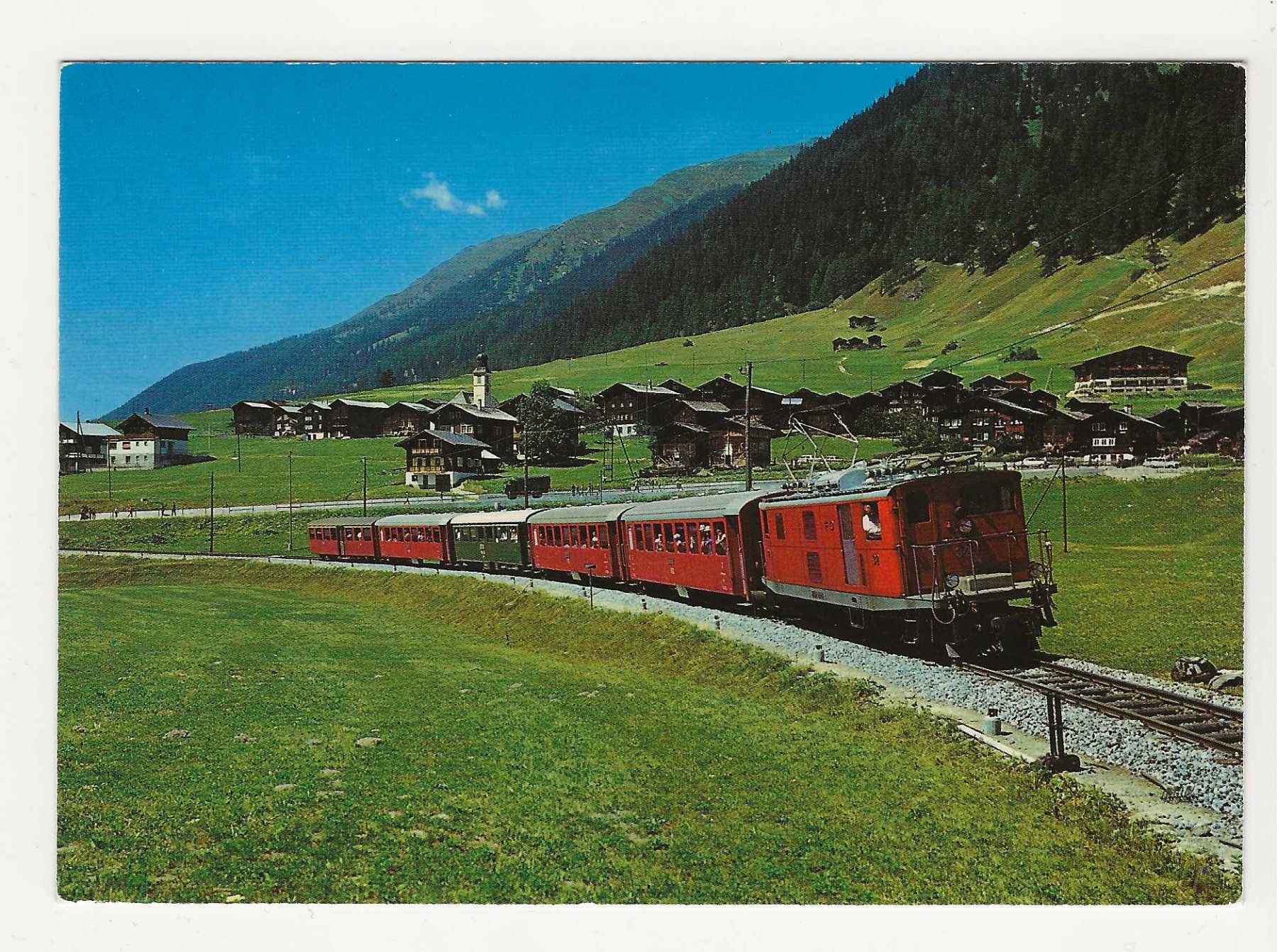 Cartoline postali: GLURINGEN  /  FURKA-OBERALP-BAHN – Usato da Küttigen venduto da rolypo