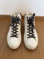 Sneaker Crime London weiss mit Animal-Print Grösse 40