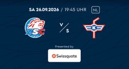 ZSC : KLOTEN Samstag 26.09.2026 | Stehplatz HEIM