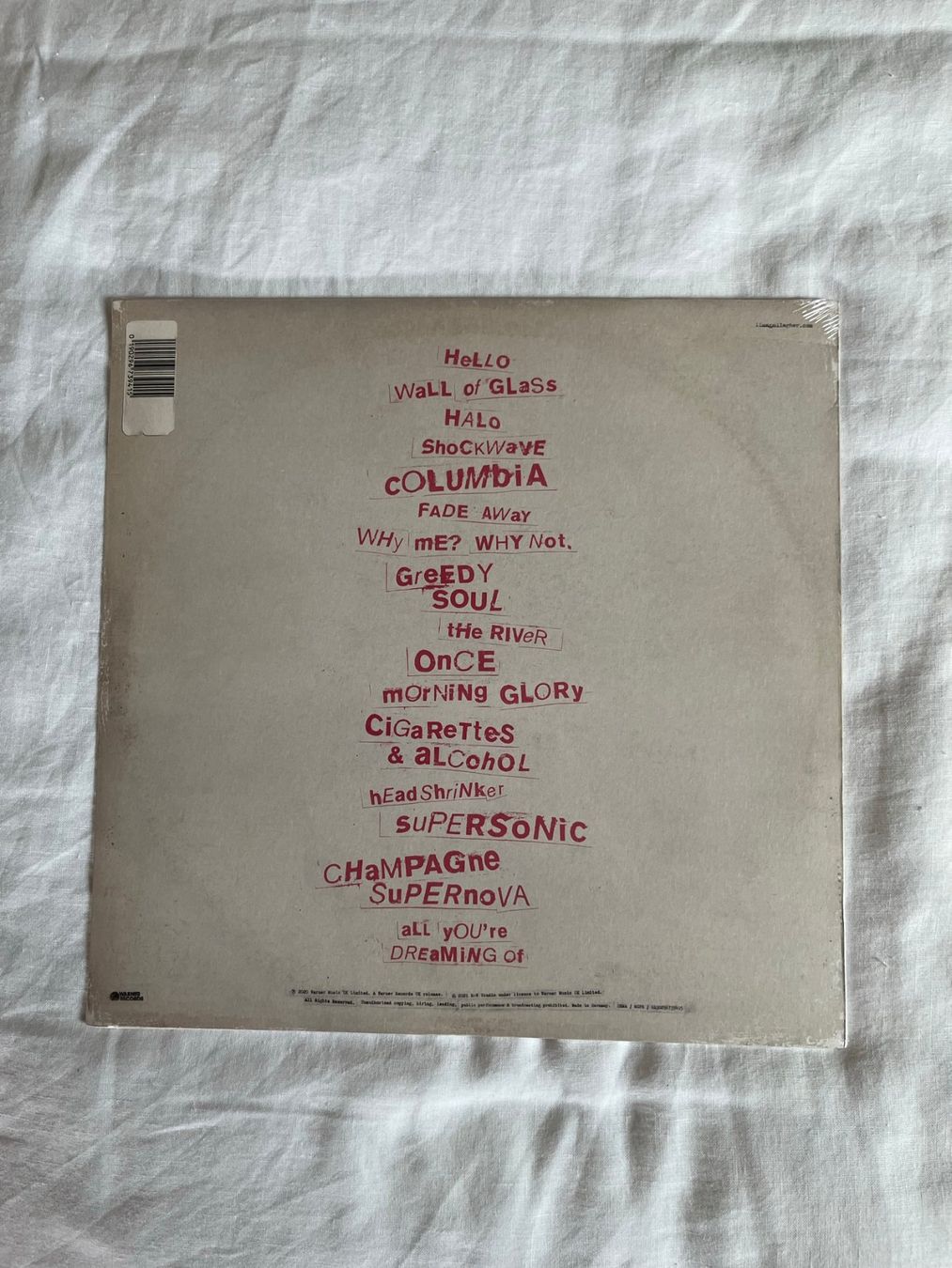 Schallplatten: Liam Gallagher - Down by the river ORANGE ltd. vinyl lp – Neu und originalverpackt aus Effretikon von ChrisLamberger 1