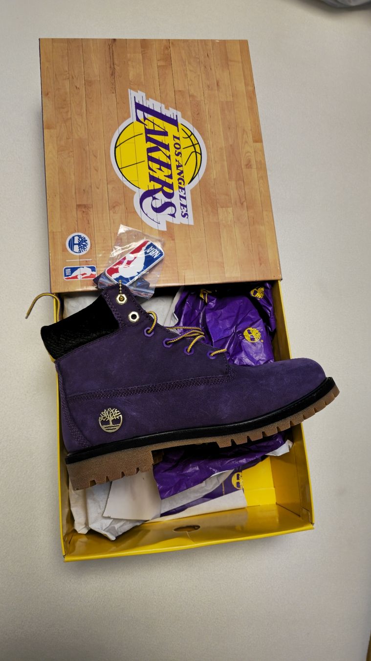 Timberland Scarpe da uomo: Timberland NBA LA Lakers – Nuovo e nell'imballaggio originale da Amriswil venduto da newschweiz 1