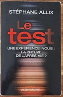 Le Test, Stéphane Allix. Livre sur l'au-delà.